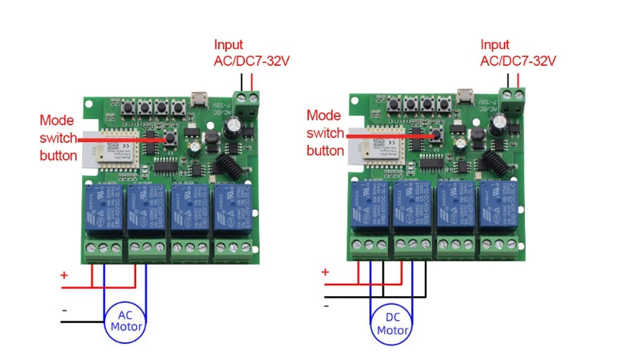Modulo com 4 reles Zigbee 3.0
