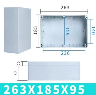 Caixa plástica impermeável F-type
