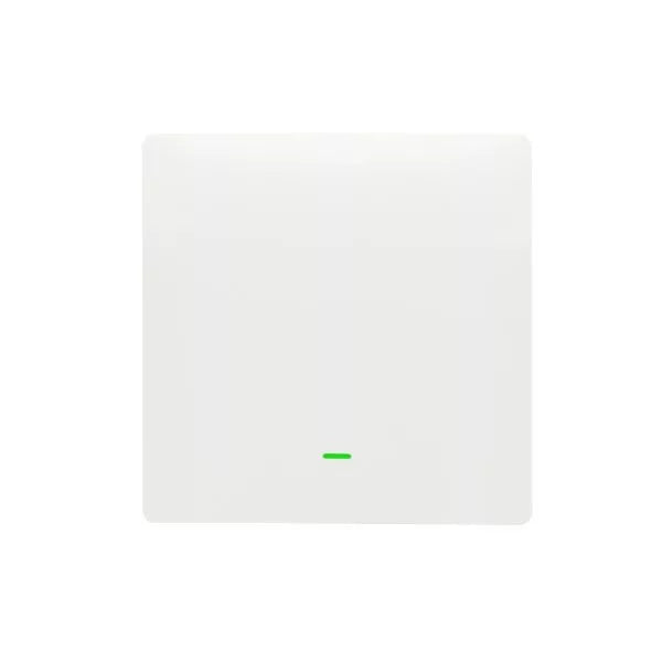 SmartWise B61 UNI Zigbee 3.0 + RF, 1-gang smart parede switch, universial wiring, physical push-button, branco
