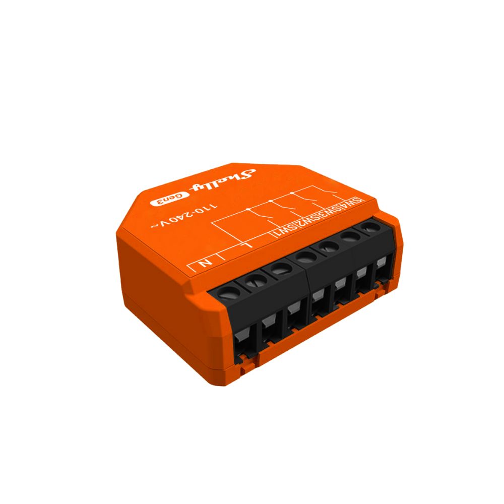 Shelly i4 GEN3 entrada de interruptor sem fio / controlador de cena