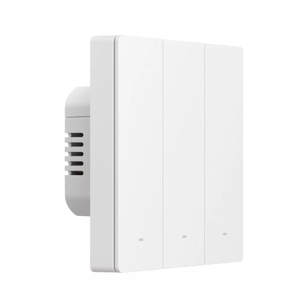 SONOFF SwitchMan M5 Wi-Fi / Matter smart parede switch, 3-gang, standalone version, branco (M5-3C-86W)