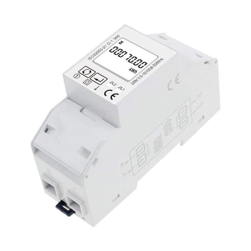Analizador-Contador Bi-Direccional Monofásico Directo MAXGE 100A para Descarga Zero