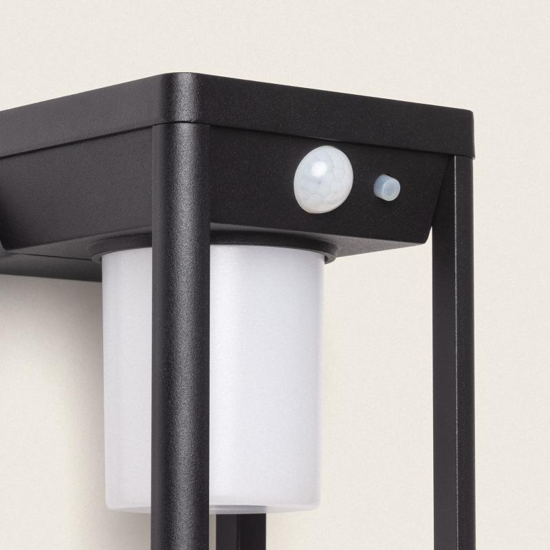 Aplique de Parede Exterior Solar LED 2.5W Alumínio com Sensor de Movimento Devah