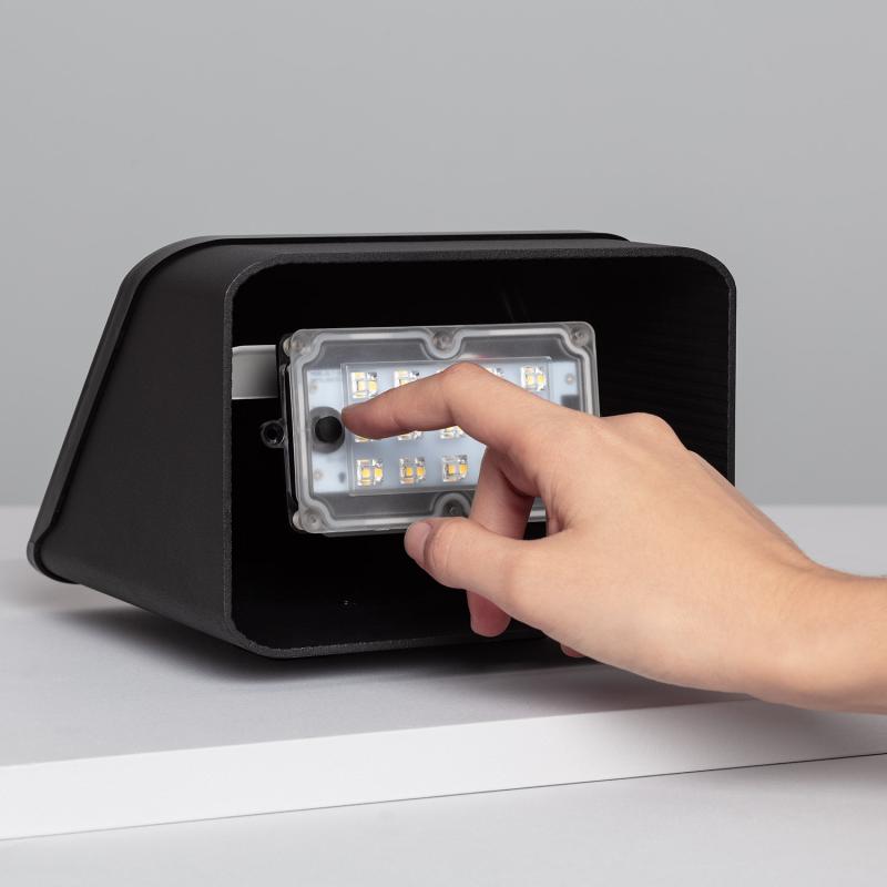 Aplique de Parede Exterior Solar LED de Alumínio com Detector de Movimento Radar Namib