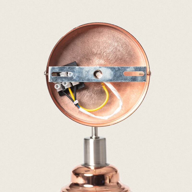 Aplique de Parede Metal 1 Foco Saloon para Lâmpada E14