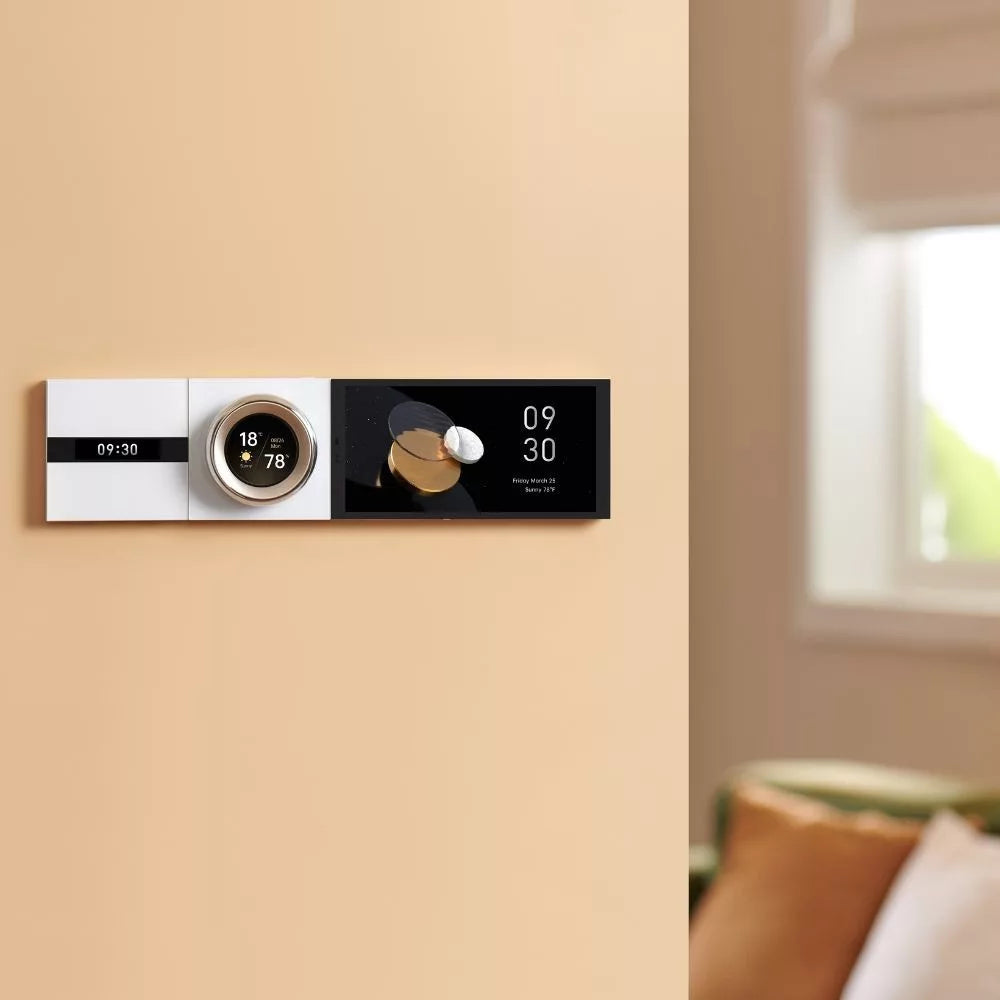 Aqara V1 Display Switch - a 2-channel smart Zigbee parede switch com LCD screen