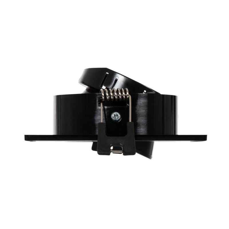 Aro Downlight Quadrado Basculante para Lâmpada LED GU10 / GU5.3 Corte Ø80 mm