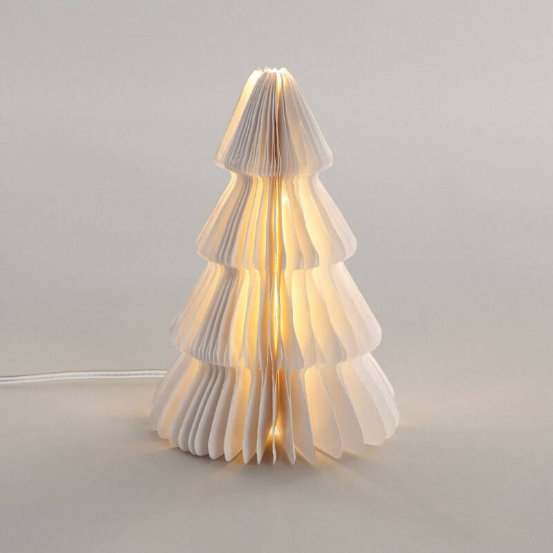 Árvore de Natal LED de Papel com Bateria Likasi
