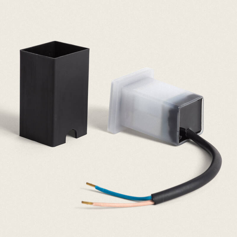 Baliza Exterior LED 2W Encastrável Chão/Parede Quadrada Rembel