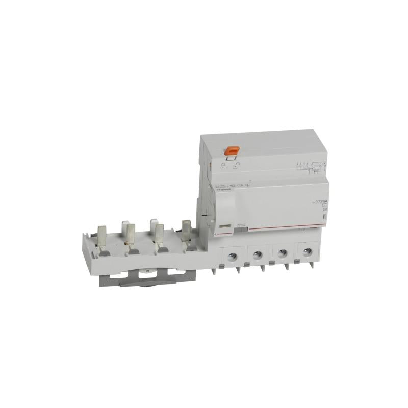 Blocos Diferenciais Adaptáveis Industrial 4P 300mA 125A 10kA Clase AC LEGRAND DX³ 410628