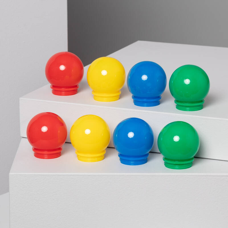 Bolas para Guirnalda Multicolor 8 unidades