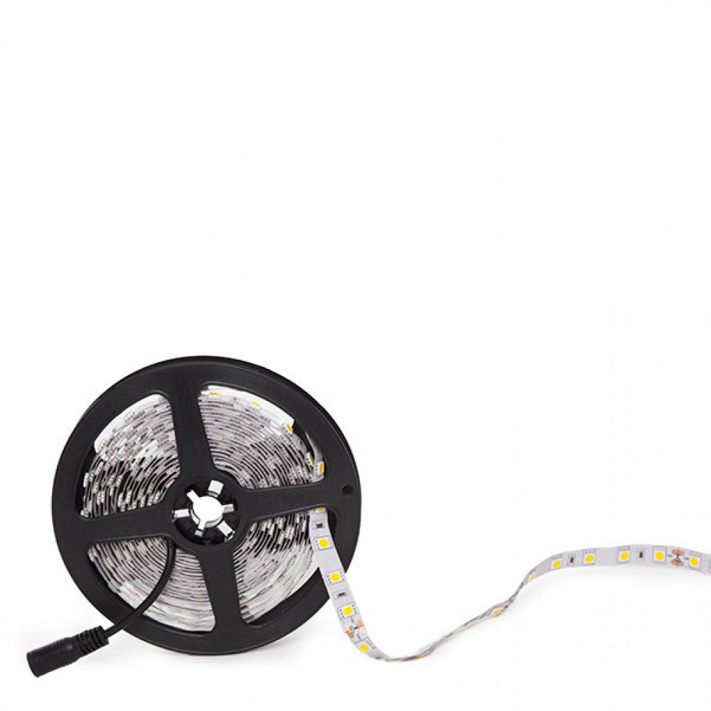 Faixa de 300 LEDs 60W 7.000Lm CRI85 6000ºK SMD5050 24VDC IP20 x5M 40.000H-Branco Frio