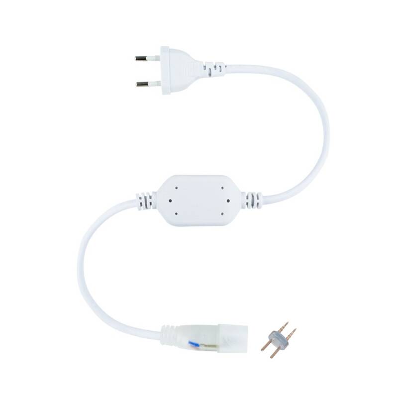 Cabo Retificador Corrente Neon Circular 360 LED Flexível Monocor Corte cada 100cm