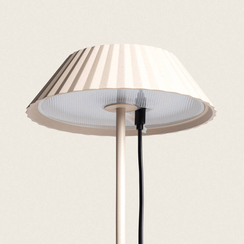 Candeeiro de Mesa LED Portátil Exterior com Bateria USB Recarregável em Metal Hoima