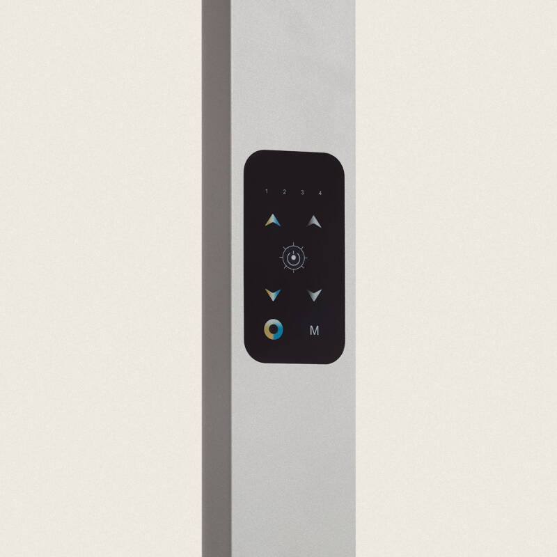 Candeeiro de Mesa LED 60W com Pinça de Alumínio Regulável Dupla Face com Detector de Movimento SupremLight 4