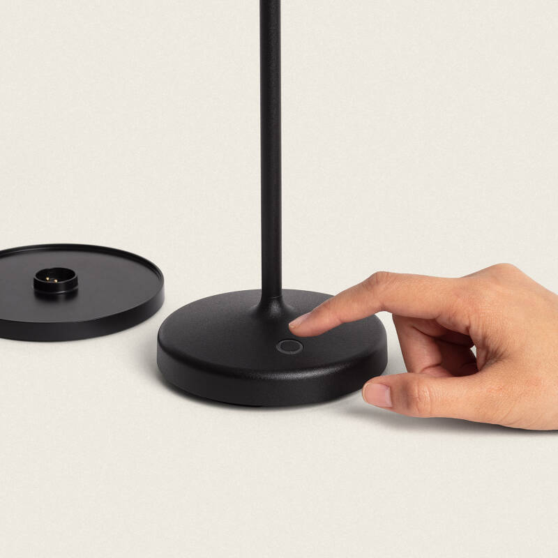 Candeeiro de Mesa LED de 3 W Portátil com Bateria USB Recarregável em Alumínio Dipley