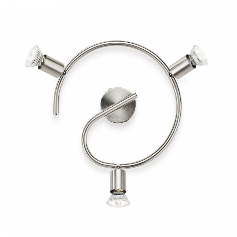 Candeeiro de Teto com Três Focos em Espiral PHILIPS Limbali