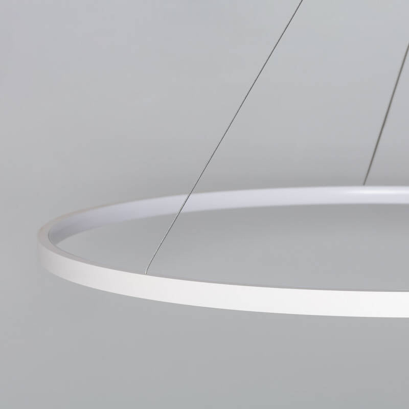Candeeiro Suspenso LED 28W em Alumínio CCT Selecionável Big Ivalo Ø 1 Metro