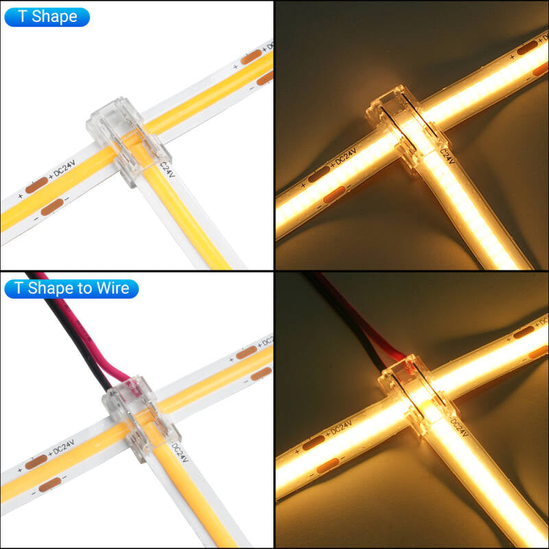 Conector Hipopótamo 9 em 1 para Fitas LED 12/24V DC SMD e COB IP20 Largura 5mm/8mm/10mm