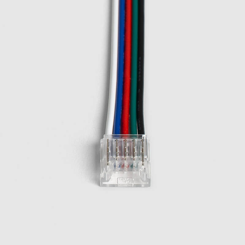 Conector para Fita LED 24V RGBW SMD Largura 10 mm IP20 com Cabo