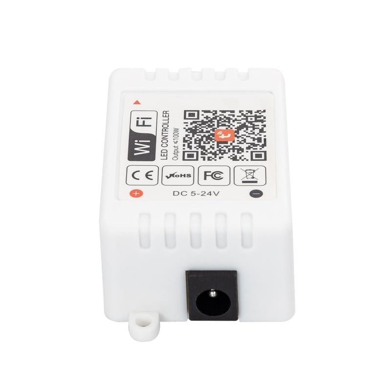 Controlador Regulador WiFi Fita LED 12/24V DC Monocor