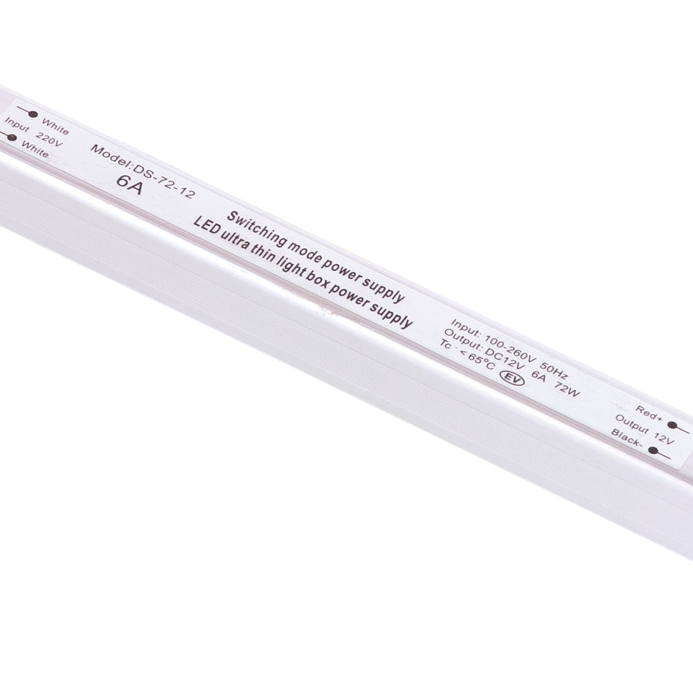 Transformador LED Ultrafino 72W 12VDC_110V-220V/AC IP20