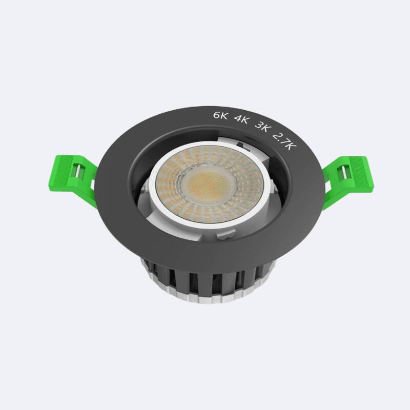 Downlight LED 5-8W à Prova de Fogo Circular Regulável IP65 Corte Ø65 mm
