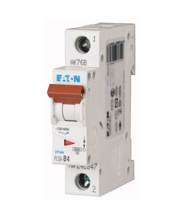 Disjuntor PLS6-C4-MW, 4A, 1P, Curva C EATON-MOELLER #242673