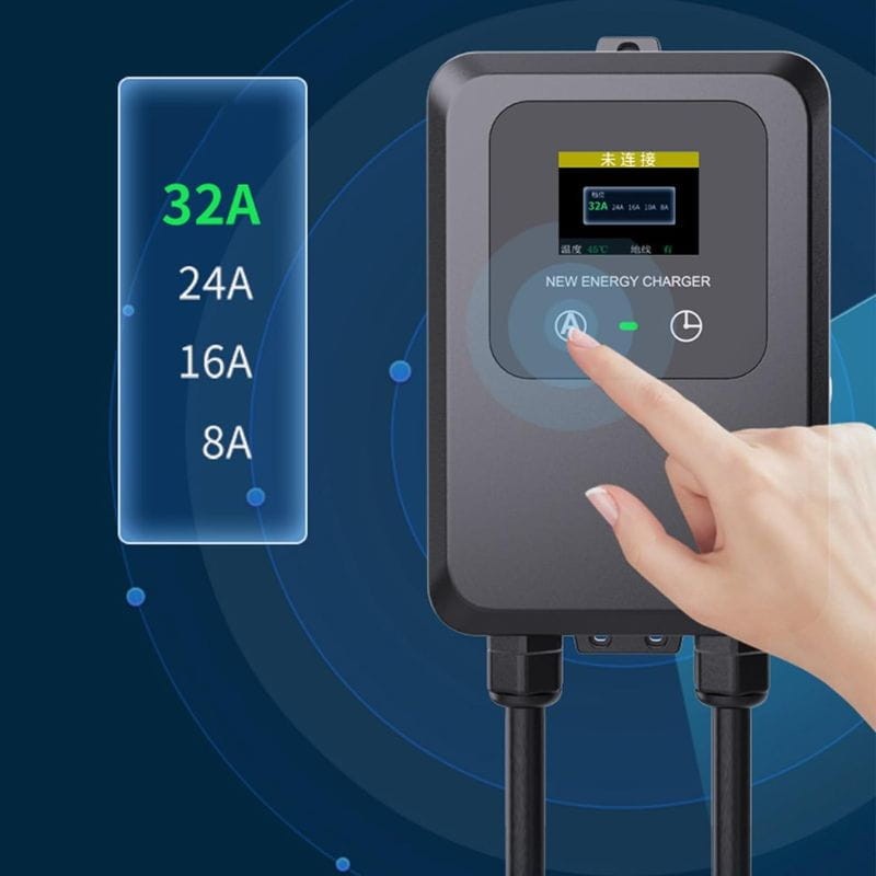 Carregador para carro elétrico 7kW monofásico - Tipo 2 - 5m - OEM