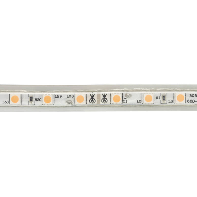 Fita LED 220V AC 60 LED/m Rosa IP65 à Medida Largura 14mm Corte cada 100cm