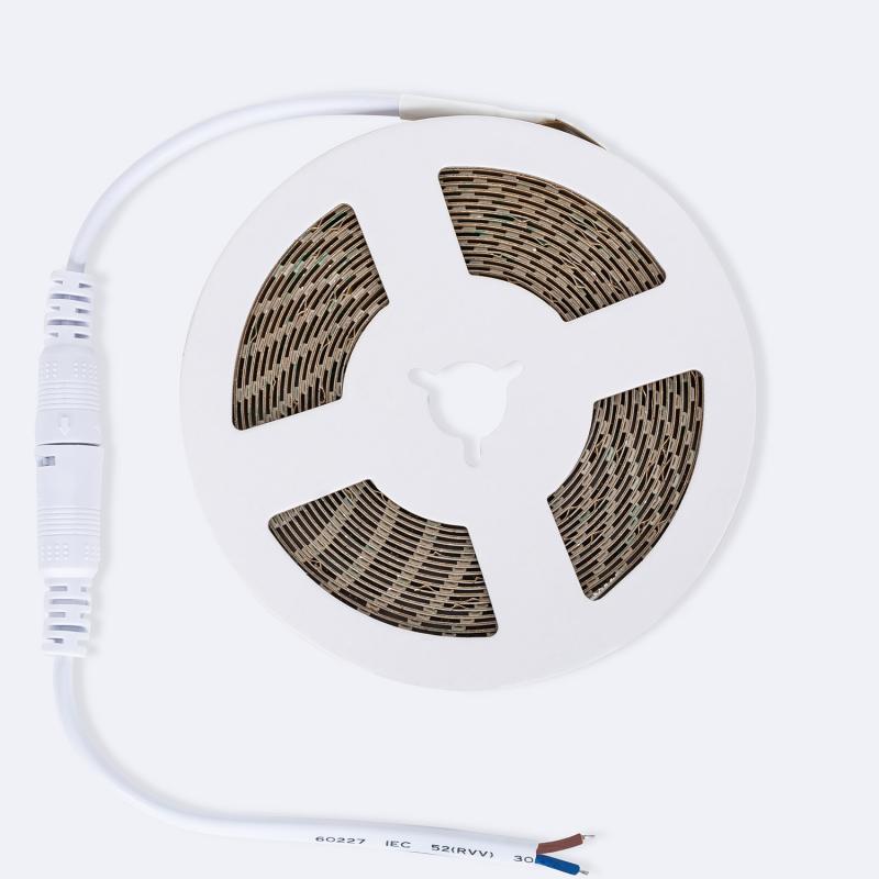 Fita LED 24V SMD 120 LED/m 5m 10W/m 1000lm/m Largura 8mm Corte 5cm IP20