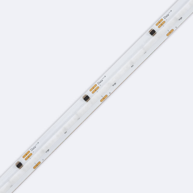 Fita LED Digital SPI 24V RGBIC COB 360 LED/m 5m Largura 10mm Corte 5 cm IP20
