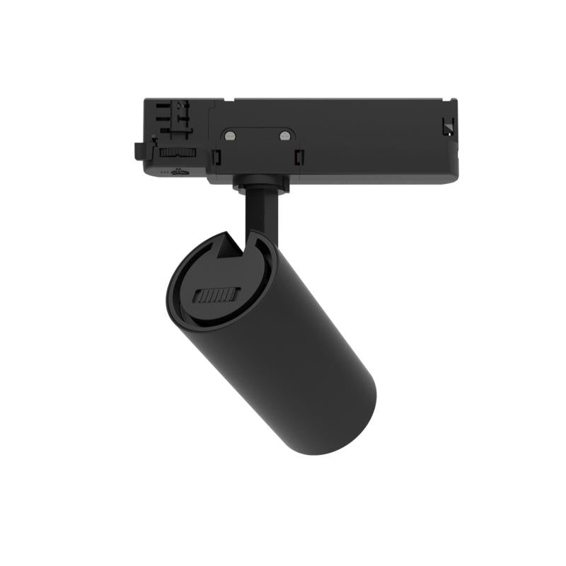 Foco Calha LED Trifásico 20W Fasano CCT Seleccionável Regulável Preto