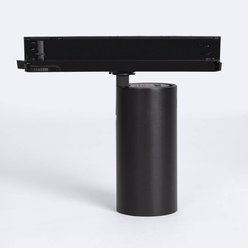 Foco Calha LED Trifásico 30W Fasano Anti-reflexos Regulável DALI Preto