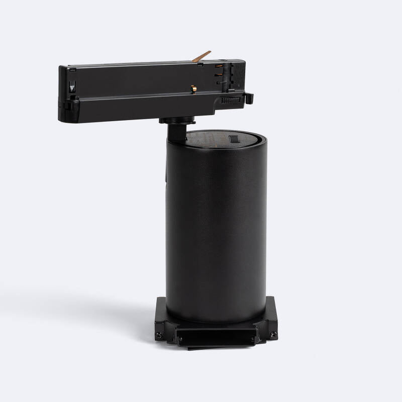 Foco Calha LED Trifásico 40W Fasano Cinema Regulável Preto