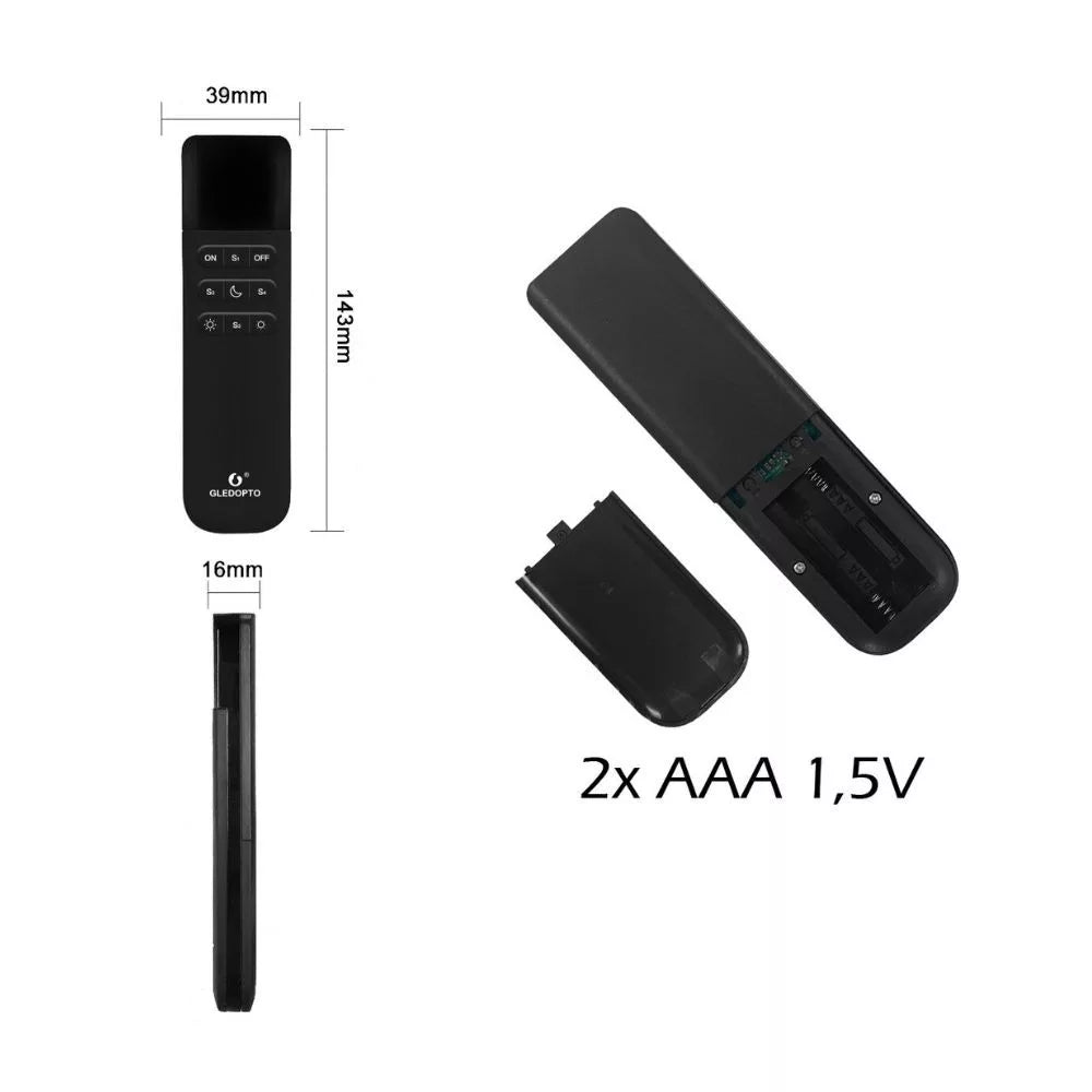 Gledopto GL-RC-001WL Wi-Fi remote controller for WLED devices