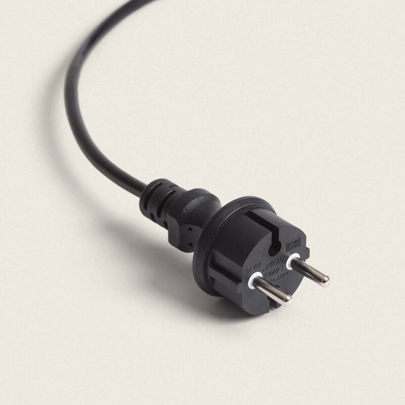 Grinalda Luzes Exterior com 5 Porta Lâmpadas B22 5m Preto IP44