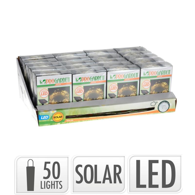 Grinalda Solar Exterior LED RGB Kentia 50LEDS 7m