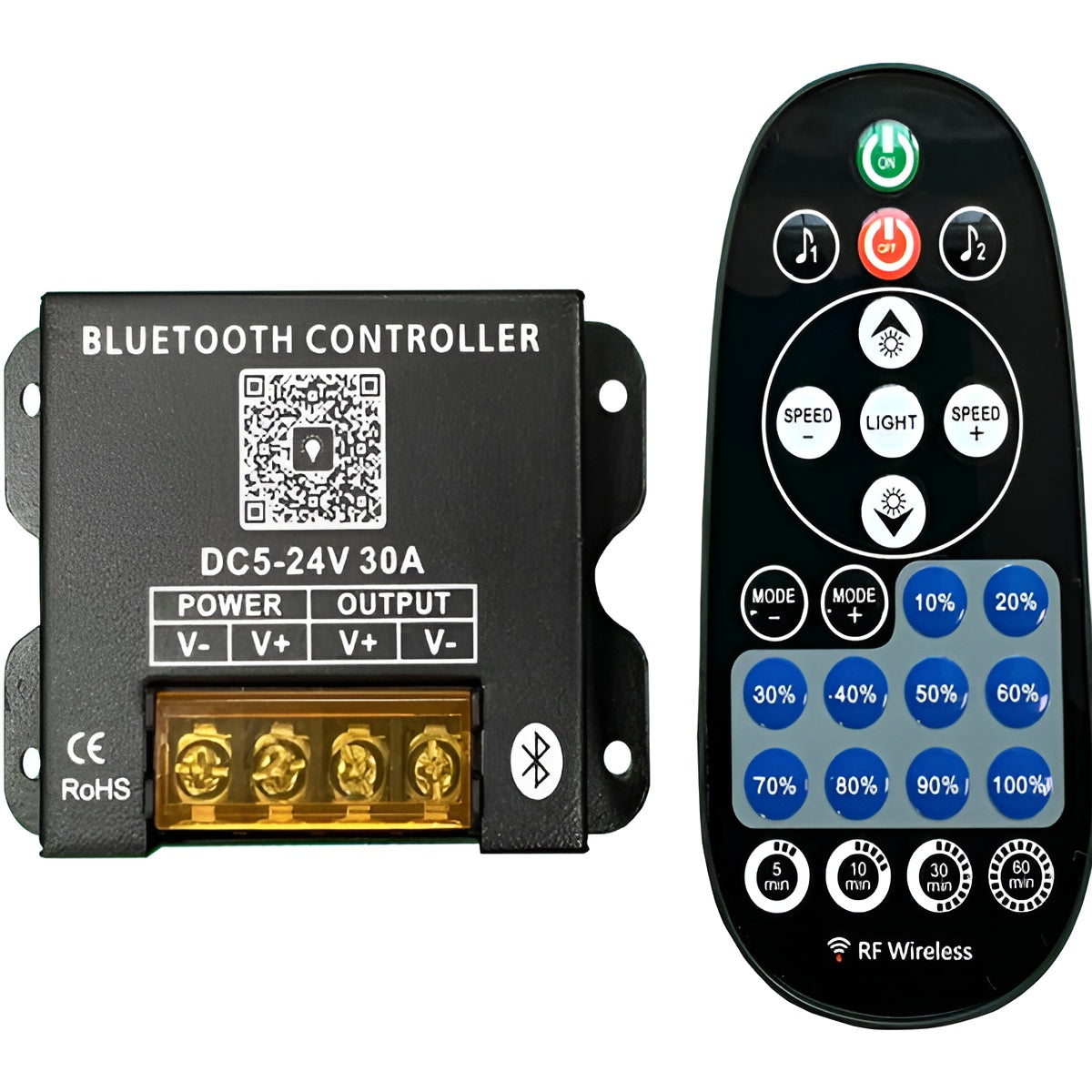 Aplicativo Bluetooth RF LED Dimmer 25 teclas