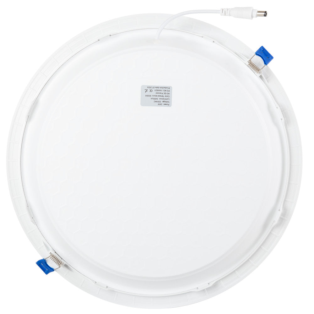 Lâmpada embutida LED 100Lm/W 24W 2400Lm 6000ºK IP20
