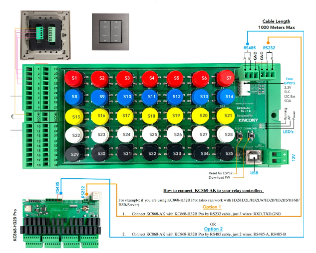 Teclado 35 teclas Switch