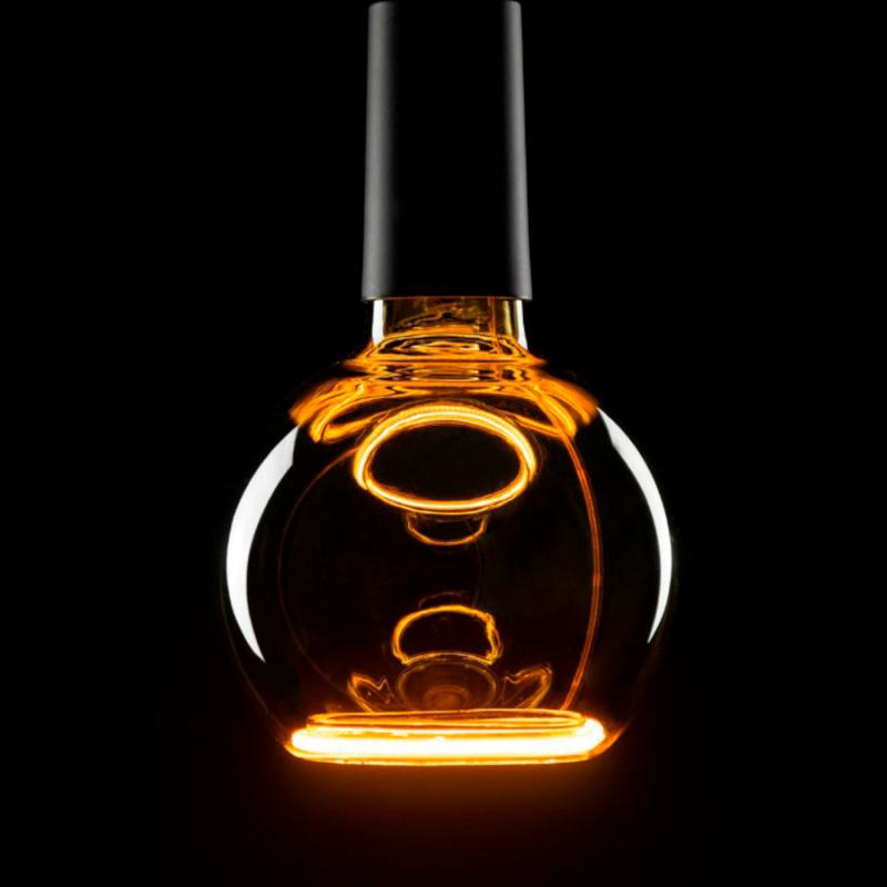Lâmpada Filamento LED E27 6W 220lm G125 Globo Smoky Creative-Cables SEG55056