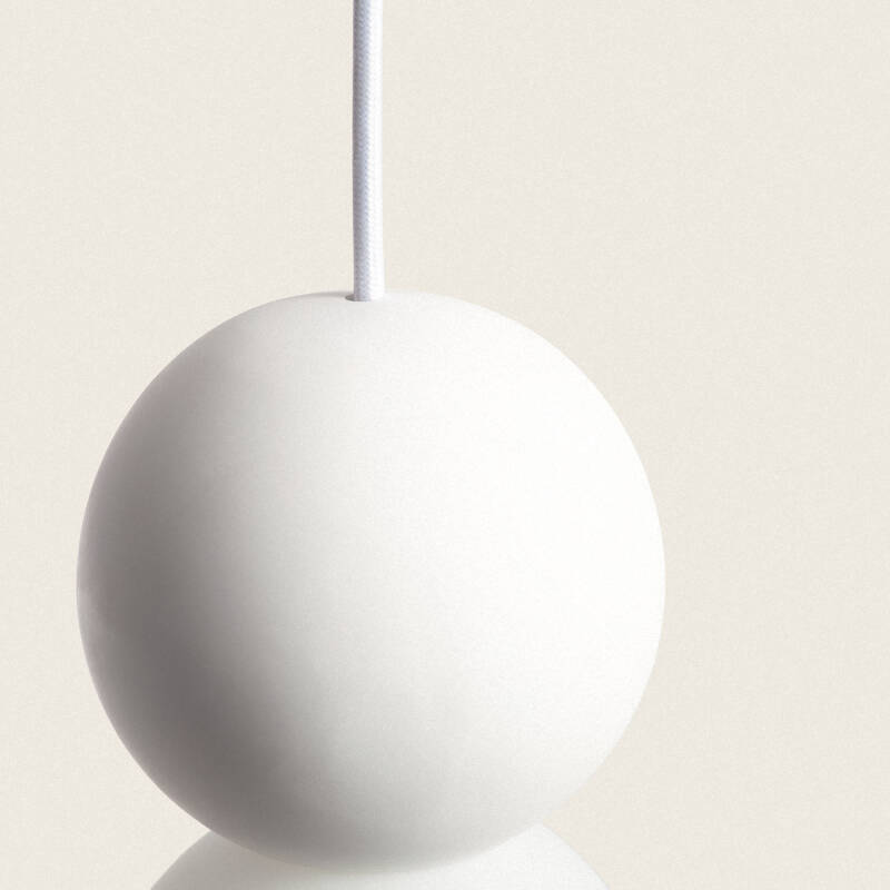 Candeeiro Suspenso de Gesso Pearl Vulni