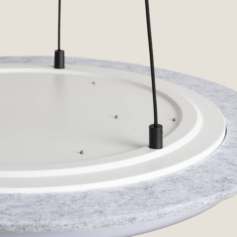 Candeeiro Suspenso LED 24W Fieltro CCT Seleccionável Lezhan