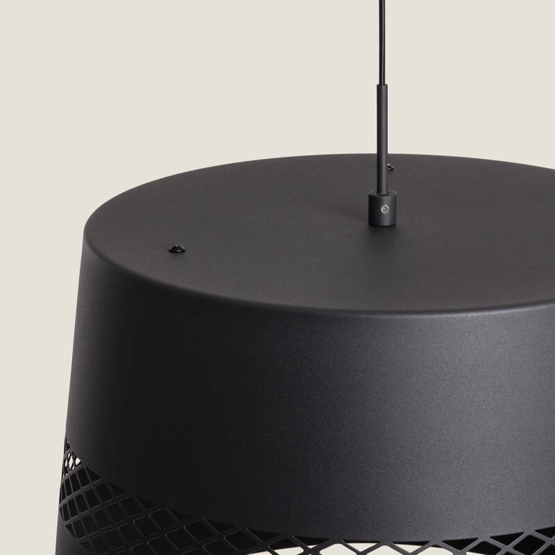 Candeeiro Suspenso LED 28 W em Aço Saska