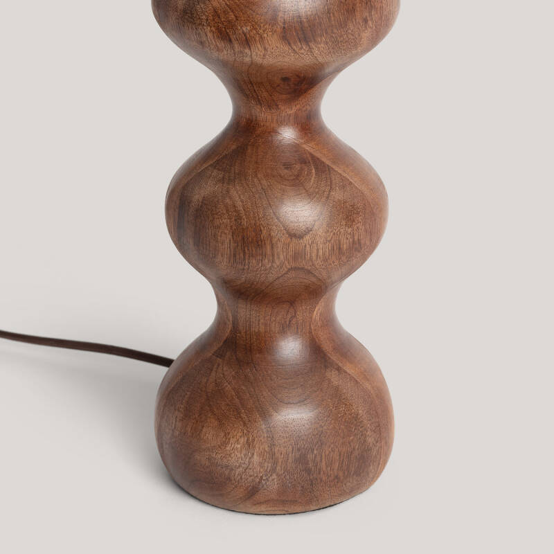 Candeeiro de Mesa Madeira Anahla ILUZZIA