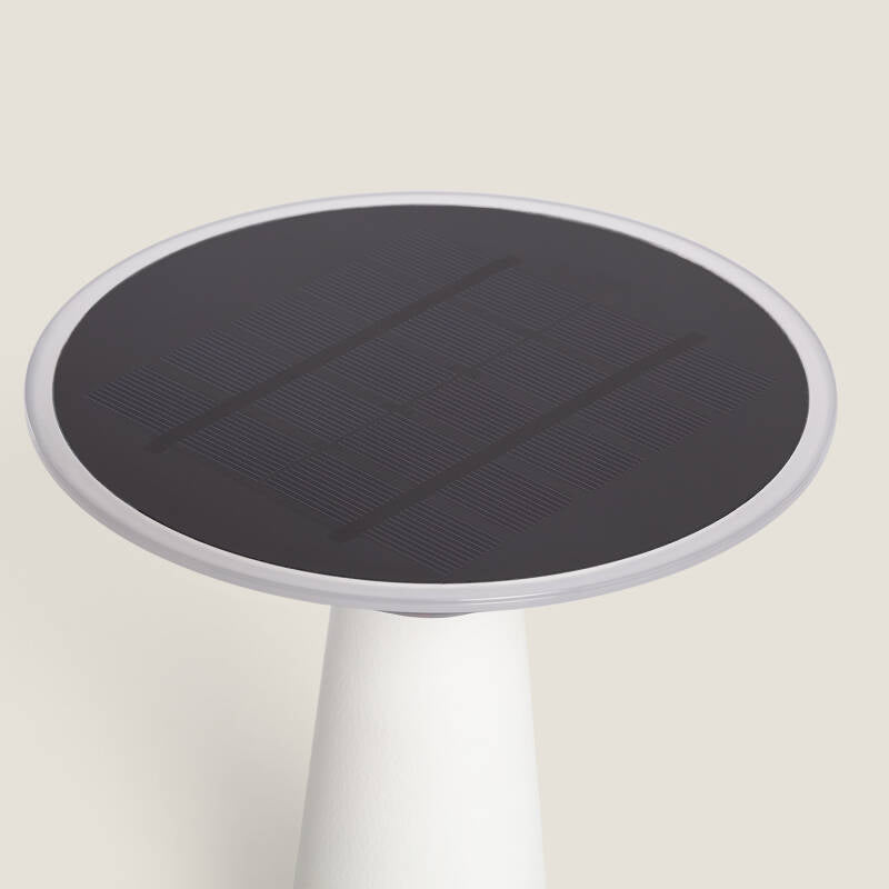 Candeeiro de Mesa Solar Exterior LED Portátil com Bateria USB Recarregável Soucha