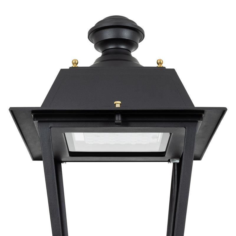 Luminária LED 40W Villa LUMILEDS PHILIPS Xitanium Programável 5 Steps Iluminação Pública