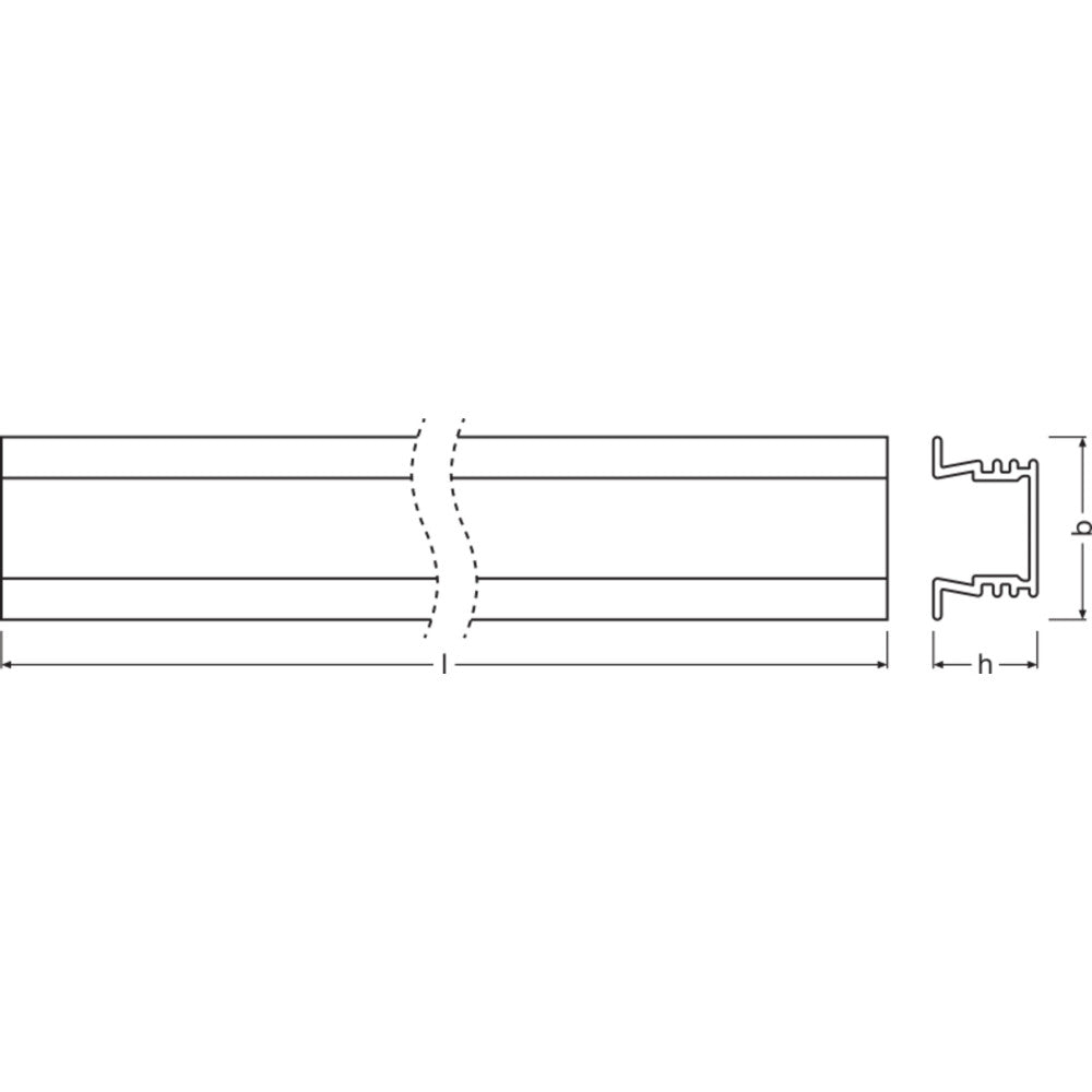 Tiras LED de perfil médio Ledvance -PM01/UW/21,5X12/10/2 2M