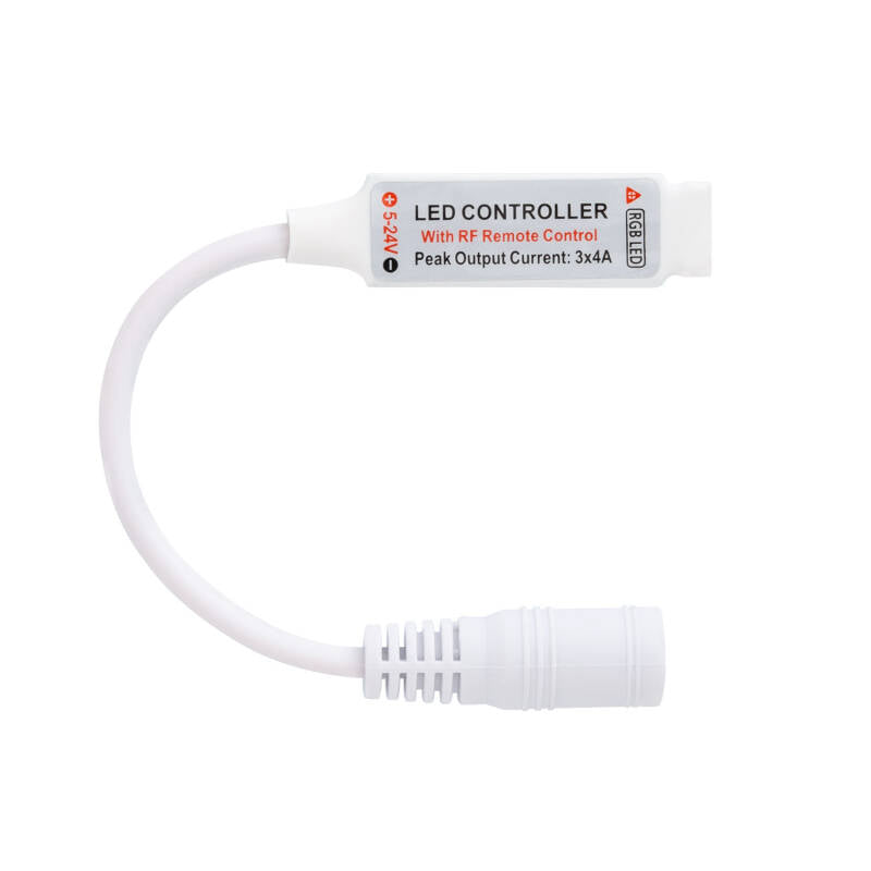 Mini Controlador Fita LED RGB 12-24V , Dimmer por Controle Remoto RF